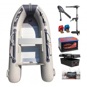 Komplet sæt - AQUARIB EXTREME 250 incl. Haswing 55 lbs motorpakke