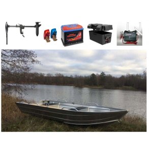 AQUARIB Jolle aluminium - MODEL AQUARIB 4000 INCL. HASWING 55 LBS MOTOR-PAKKE